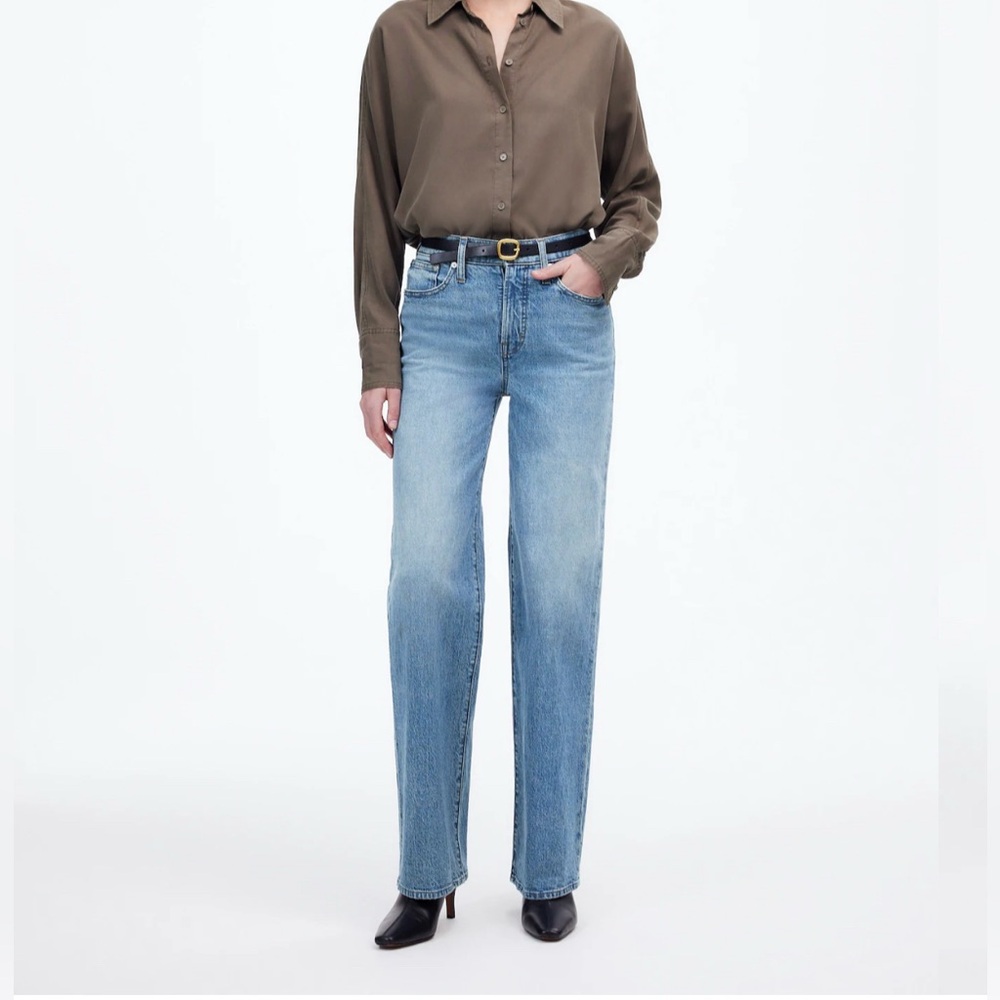 Madewell The Perfect Vintage Wide-Leg Jean in Enmore Wash Size 30